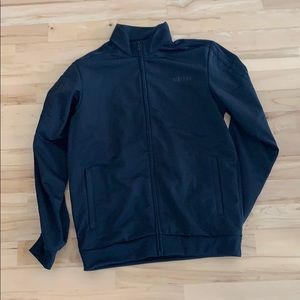 All black adidas zip up